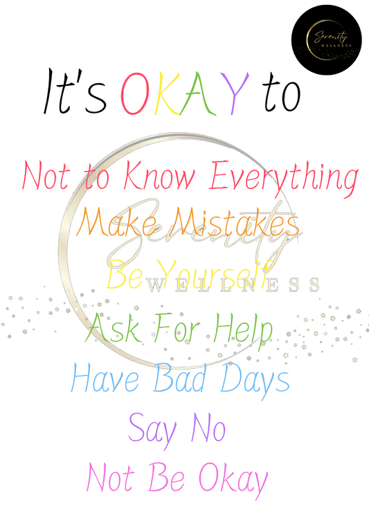 Its okay to... poster